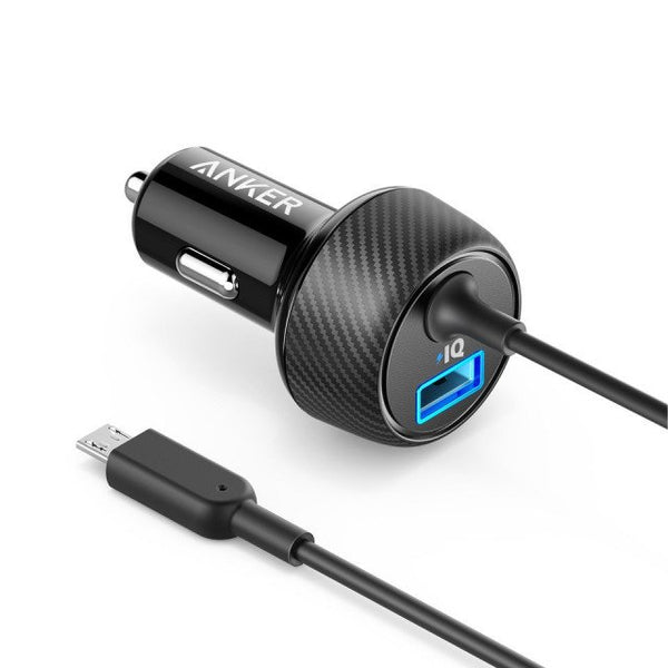 ANKER AN.A2214H11.BK 2 Elite Car Charger With Lightning Connector Black