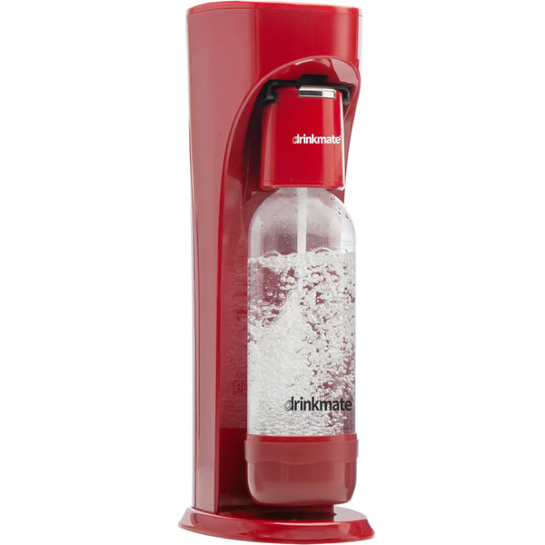 Drinkmate OmniFizz Sparkling Water and Soda Maker RED