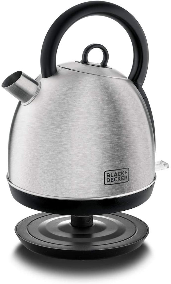 Black+Decker, 1.7L Stainless Steel Cordless Dome Kettle, DK40