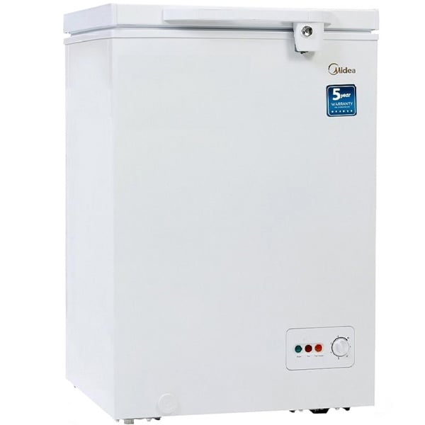 MIDEA Chest Freezer Freestanding White 151LTR (MDRC 151SLE01)